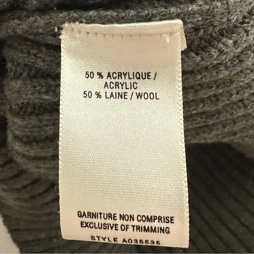 JACOB Wool Blend Y2K Indie Academia Grey‎ Cowl Neck Sleeveless Top Size S - Picture 7 of 7